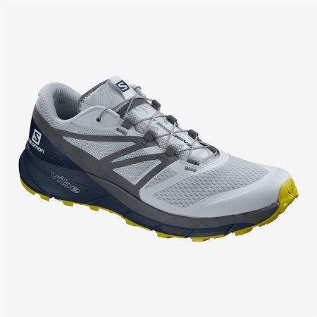 Salomon SENSE RIDE 2 Mens Running Shoes White UK SZJO